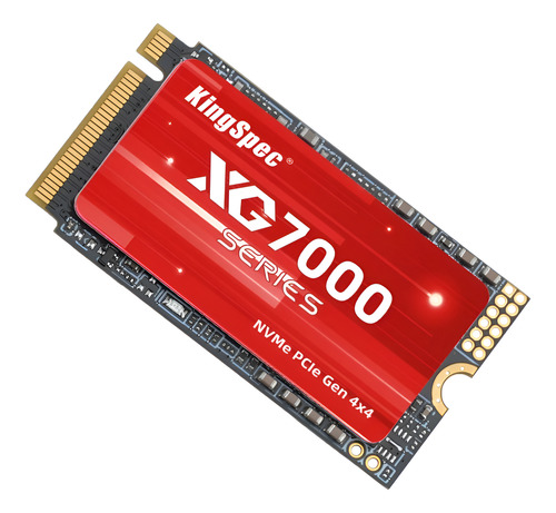 Disco Sólido Ssd M.2 Pcie4.0 Kingspec Xg7000 1tb 2242 Color Negro