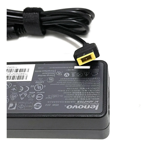 Cargador Original Lenovo 65w 20v Plug Cuadrado Tipo Usb - Imagen 2