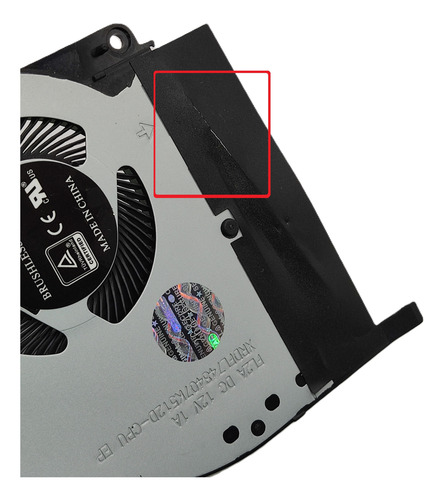 Ventilador Cpu Asus Rog Strix Scar Ii Gl704 12v Con Detalle - Imagen 2
