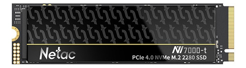 Disco Sólido Ssd M.2 Nvme 2280 Netac Nv7000-t 4tb Pcie 4.0
