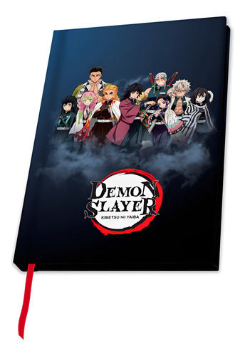 Libreta Tapa Dura De Los Pilares De Demon Slayer