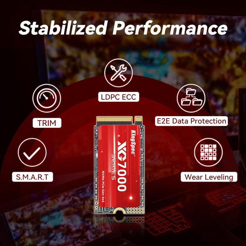 Disco Sólido Ssd M.2 Pcie4.0 Kingspec Xg7000 2tb 2242 - Imagen 6