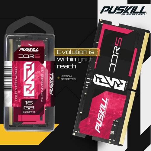 Memoria Para Portátil Puskill Fuse, 16 Gb, Ddr5, 5600 Mhz, Cl46, 1,1 V - Imagen 5
