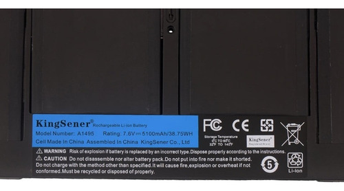 Batería A1495 Para Macbook Air 11 (2013 Al 2015) - Imagen 3
