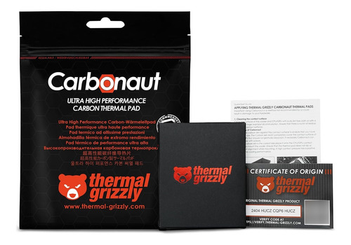 Carbonaut Thermal Pad Thermal Grizzly 25 X 25 X 0.2 Mm - Imagen 3