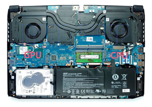 Ventiladores Acer Nitro 5 An515-55 An515-57 An517-52 - Imagen 5
