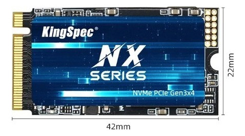 Disco Sólido Ssd M.2 Nvme 2242 Kingspec Nxm-1tb 1tb - Imagen 2