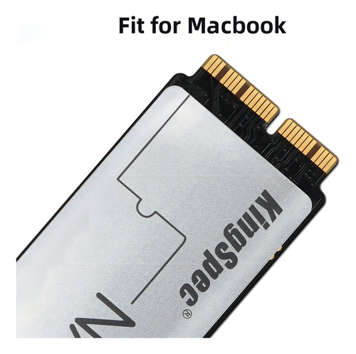 Ssd Kingspec 256 Gb Para Macbook Air Retina iMac Macpro 2013 2014 2015 Negro - Imagen 6