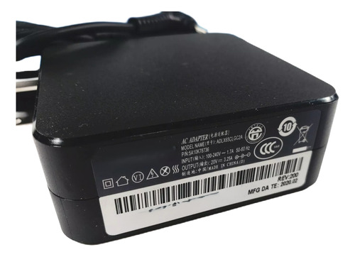 Cargador Lenovo 65w 20v 3,25a Punta Fina 4,0x1,7 Mm - Imagen 3