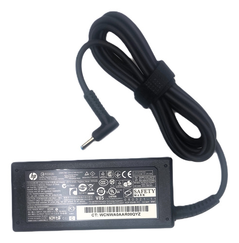 Cargador Original Hp 65w Punta Azul 4.5x3.0mm 710412-001 - Imagen 5