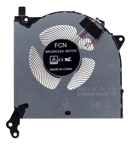 Ventilador Gpu Lenovo Legion 5-15imh05 5-15imh05h 5-15arh05