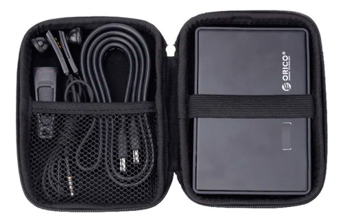 Cables De Tarjetas Ssd Externas Case Case Hd Con Compartimento Negro - Imagen 4