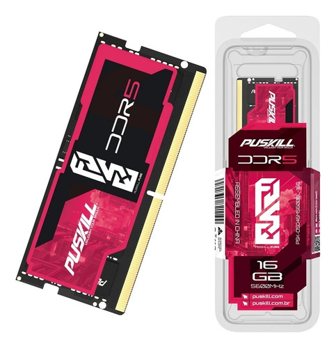 Memoria Ram Puskill Ddr5 16gb 5200mhz Sodimm