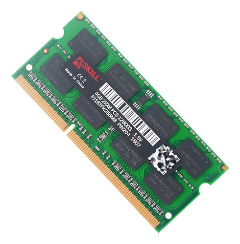 Memoria Ram Puskill Sodimm Ddr3l 4gb 1600mhz Pc3l 12800s