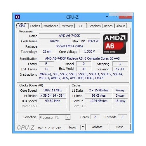 Procesador Amd A6-7400k Socket Fm2 Ad740kybi23ja - Imagen 4