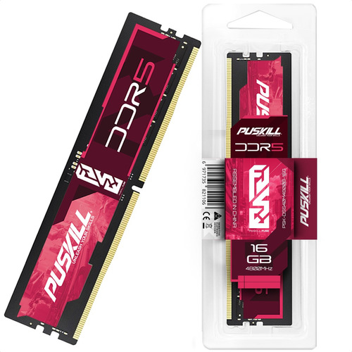 Memoria Ram Puskill Fuse 16 Gb Ddr5 4800 Mhz Udimm