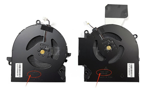 Ventiladores Hp Omen 16-b 16-c 60w 5v M57160-001 M82281-001 - Imagen 3
