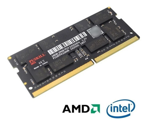 Memoria Ram Puskill Sodimm Ddr4 16gb 2400mhz Pc4-19600 - Imagen 2
