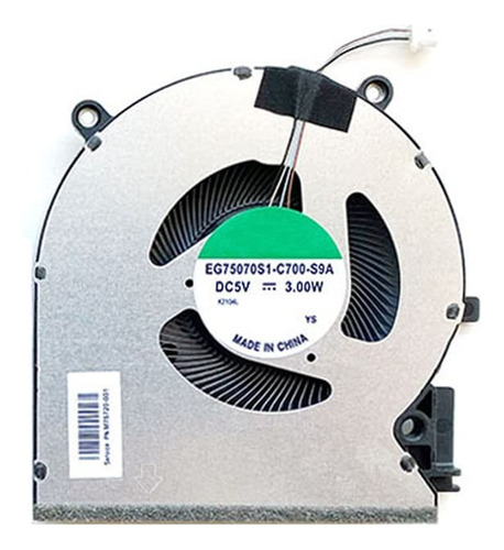 Ventilador Original Cpu Hp Victus 16-e / 16-d (60w) - Imagen 2
