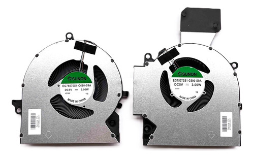 Ventiladores Hp Omen 16-b 16-c 60w 5v M57160-001 M82281-001 - Imagen 2